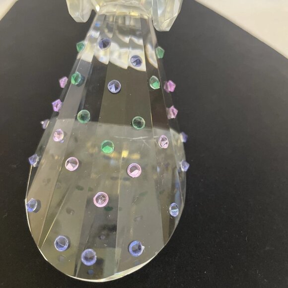 Sparkling Crystal Peacock Statue 4.5" Tall Unmarked Collectible with Box - Picture 9 of 13